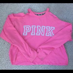 PINK vs cropped sweater